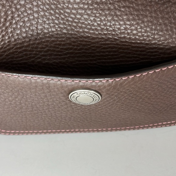 Coach Chelsea Pebbled Brown Leather Women’s Bag - Picture 11 of 16